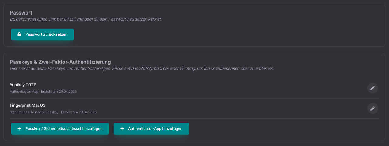 Keycloak, zentraler Login & Berechtigungsserver